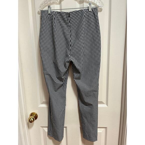 Rag and Bone Simone Gingham Pants checkered zipper pockets 10 academia preppy - Picture 6 of 16